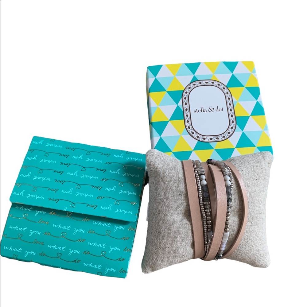 Stella & Dot Yves Wrap Bracelet - Blush - Picture 2 of 4